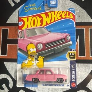 Hot Wheels The Simpsons Family Car pink #hotwheelscollector #simpsons #cartoon